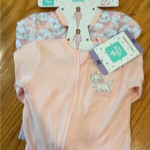 Disney 3M Baby 2 pieces Hacci Sleeper set Marie